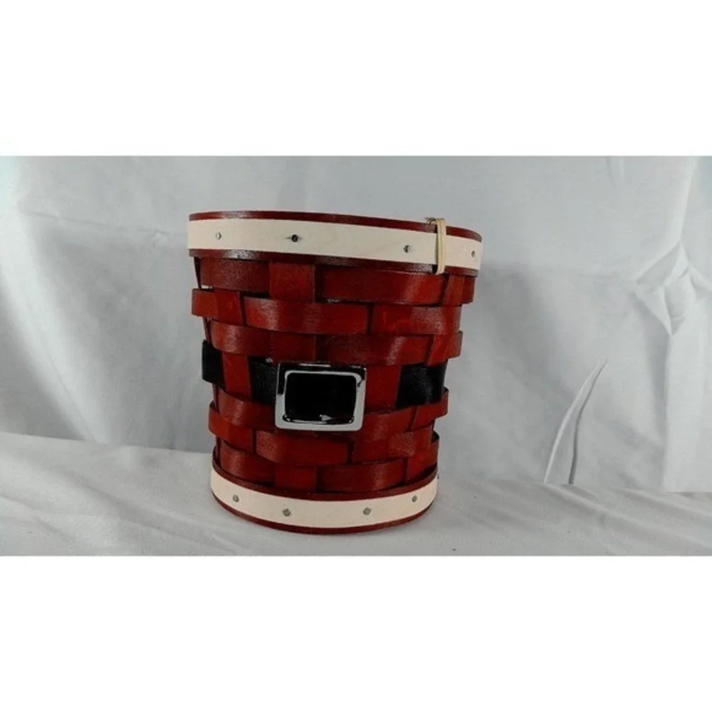 Longaberger Santa Belly Baby Basket Set - Basket and Protector - New